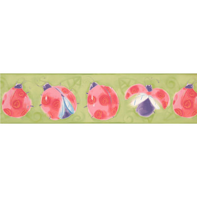 Bordure murale coccinelle