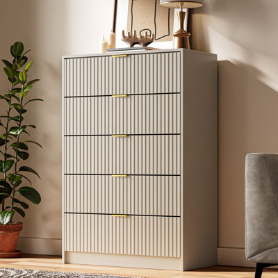 Commode à 5 tiroirs, H 47,2 po