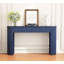 TREXM Entryway Table with Fluted Design, Modern Console Table with Storage, Oval Top and 2 Drawers-169745067