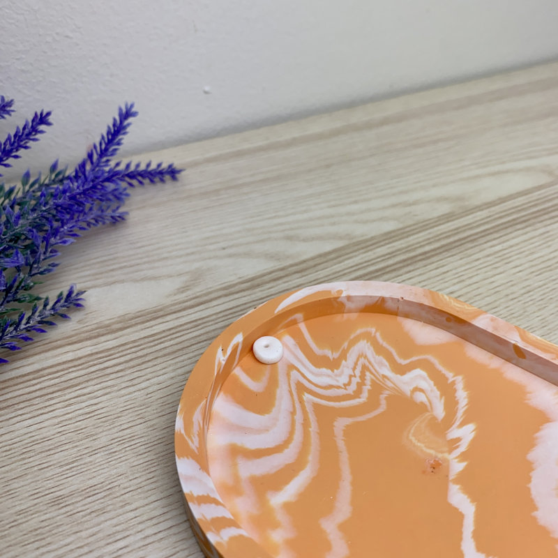 Orange Incense Stick Holder
