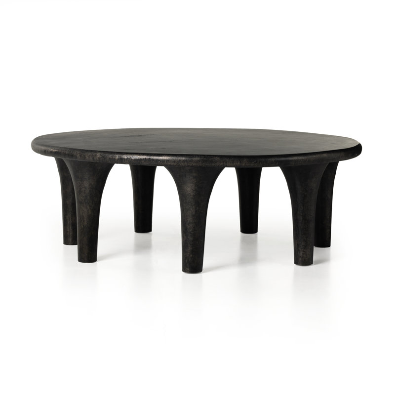 Table basse Zed, Noir brut