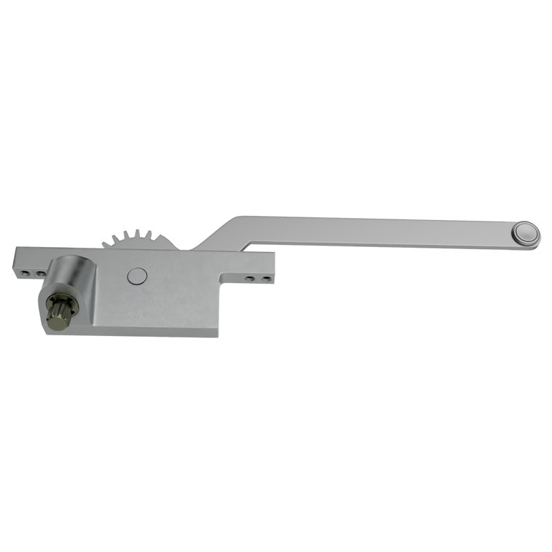  Casement Operator Assembly With Handle Left Hand Type Aluminum Finish, 4.76", Aluminum