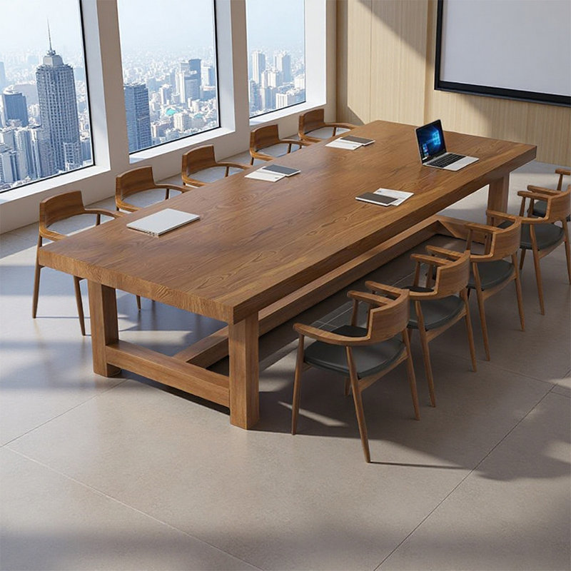 Table de conférence Modern Burlywood