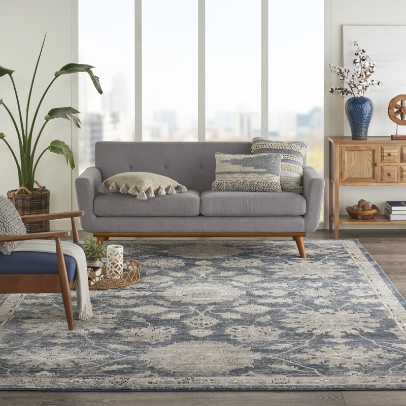 Calabria Floral Area Rug, Rectangle 160 x 221cm