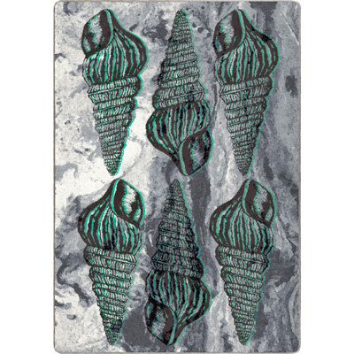 Sally vendu gris et turquoise