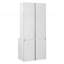 Versatile Tall Bookshelf with LED Lighting and Multiple Storage Options for Home