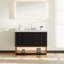 Ensemble de meuble-lavabo moderne simple en céramique-107660761