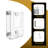 Trifold Magnet Brochure Holder, 2-Pack