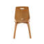Chaise d'appoint en bois massif Cathryne