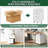 3-Drawer Wide Mobile File Cabinet with Lock-179893300
