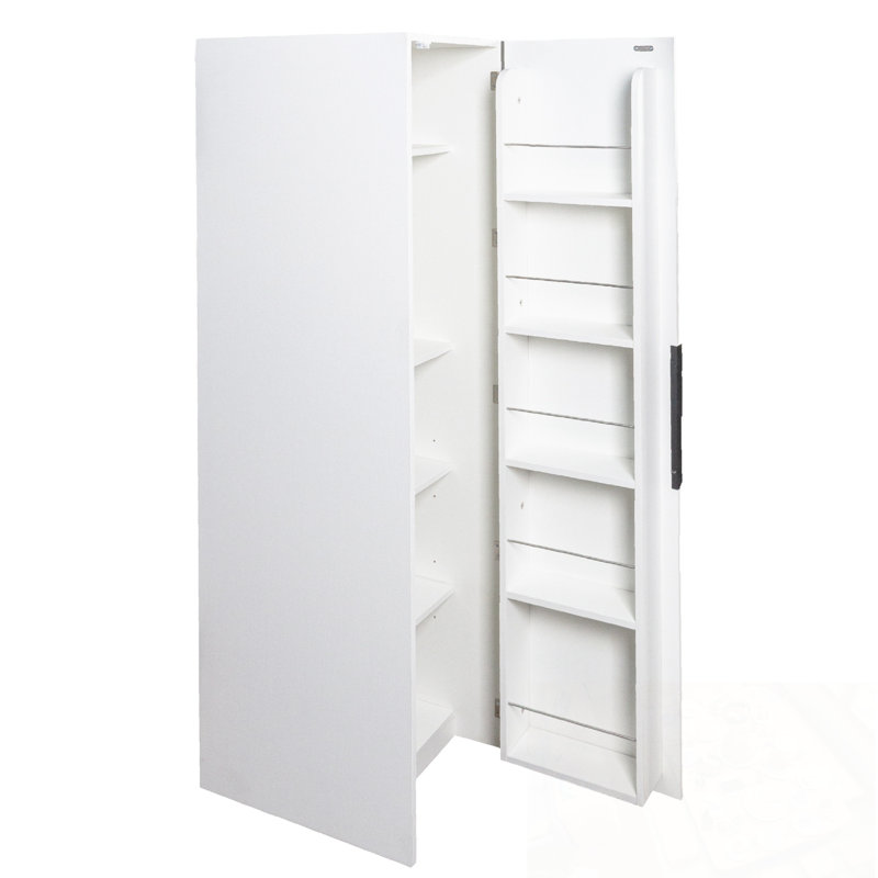 Garde-manger avec portes et tablettes, Blanc