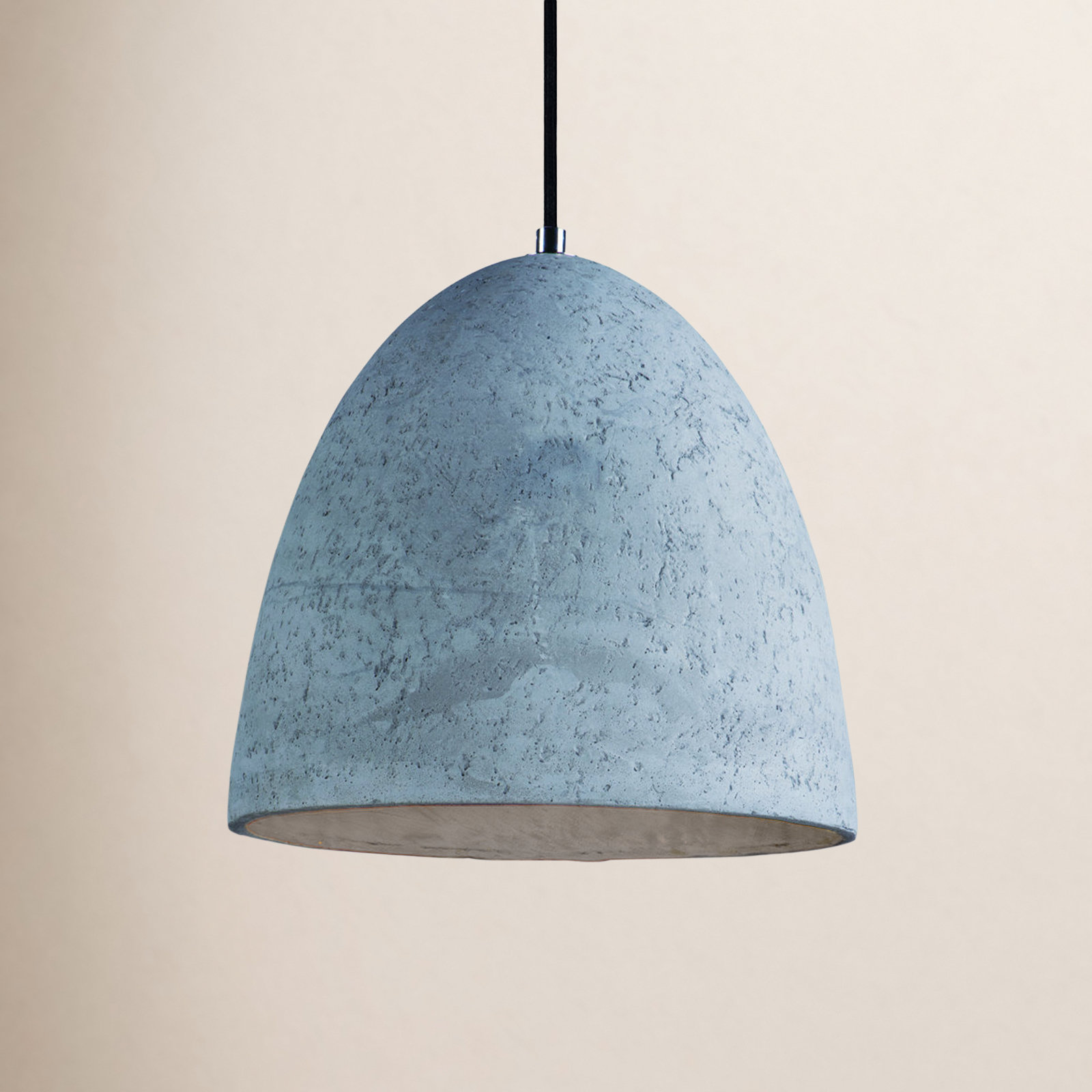 Campo Dimmable Bell Single Light Pendant, 11" H x 12" W x 12" D