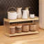 Organisateur de station de café 2 niveaux de rangement en acrylique pour tasses à café