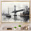 Gray Bridge Urban Suspension III, reproduction d'art sur toile