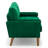 Modern 47.6-inch mini model velvet two-seater sofa-253614266