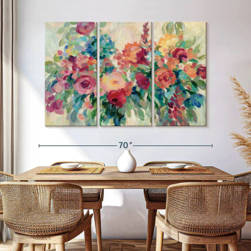 Avery Flower Market I, 42" H x 65" W