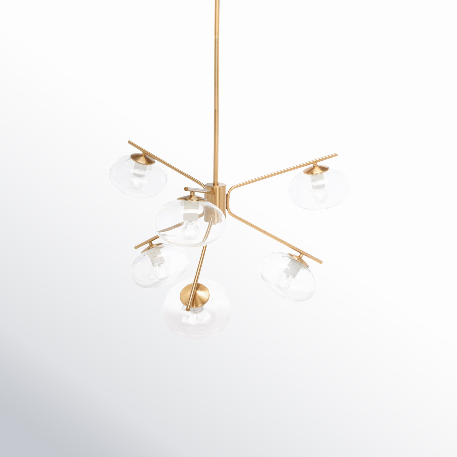 Vincenza 6 - Light Dimmable Sputnik Chandelier