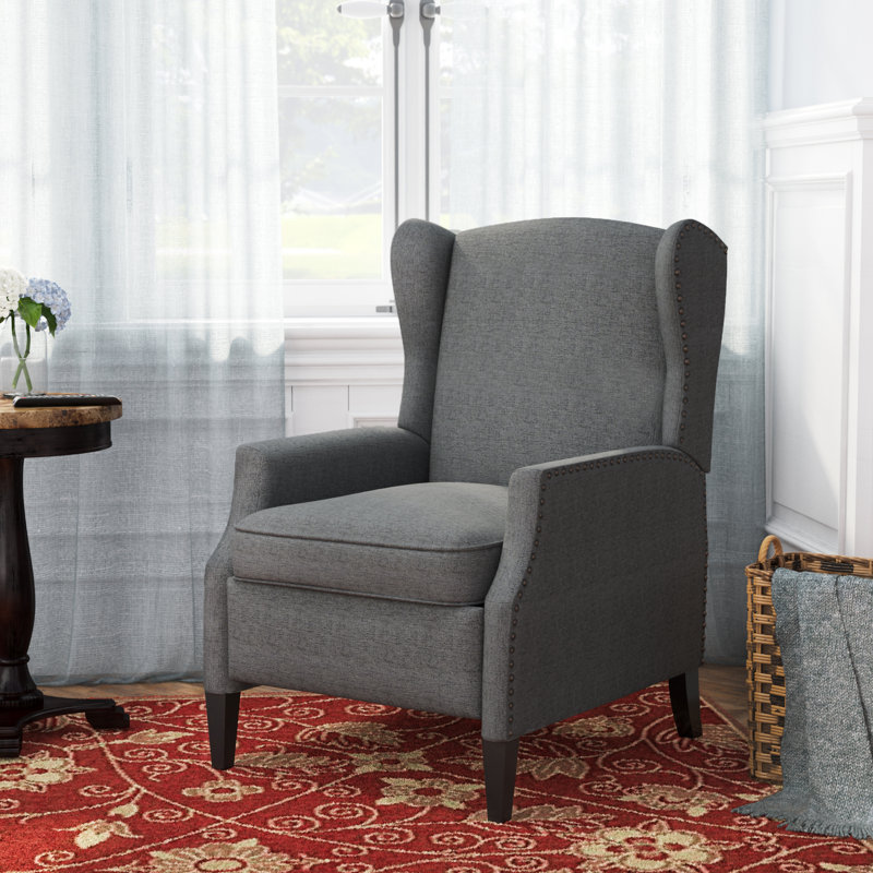 Fauteuil inclinable manuel 26,5 po Boruta, Mélange de polyester gris anthracite