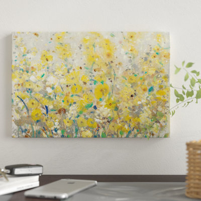 «Cheerful Garden I», impression sur toile