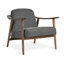 Baltic 76.2Cm Top Grain Leather Wide Armchair-1110397593-1110397594