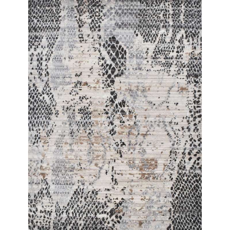 Abstract Area Rug, Rectangle 10' x 14'