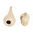 Decorative Ceramic Bird Statues for Home Decor - Modern Sculpture Accent for Desks or Living Room Decoration - Set of 2, 9", 7", Tan-106710737