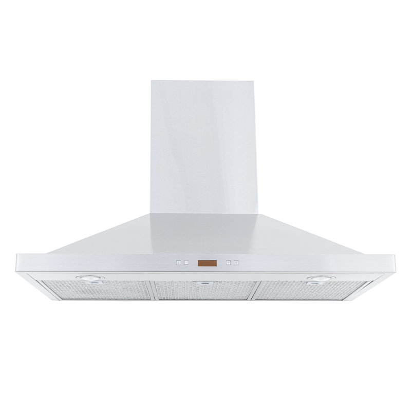 PROLINE 36-Inch Wall Range Hood, Ducted, 600 CFM, Stainless Steel, LED Lights, ULTRA-QUIET Blower Motor, 6 Speed, 3-Year Warranty, Dishwasher-Safe Filters