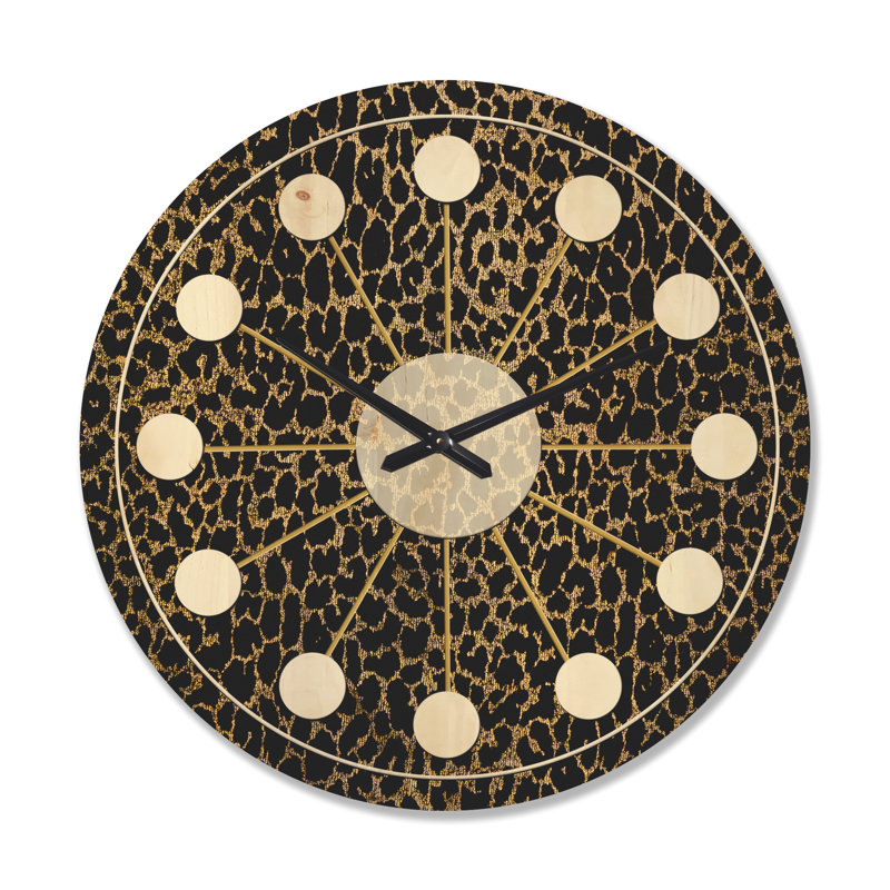 Horloge murale Leopard, Très grand