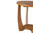 Cabrero Farmhouse Rustic Round End Table with Shelf-1613687829-1613687830