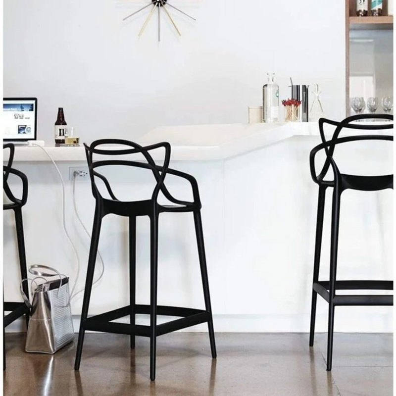 Tabouret Keeper 30 po, Noir