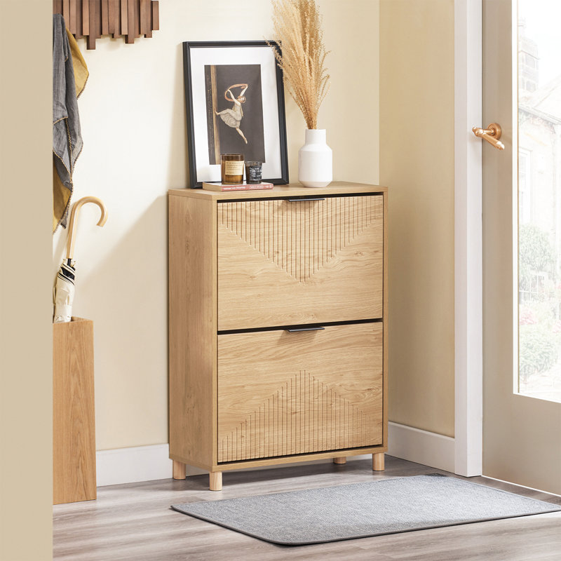8 Pair Flip Down Shoe Storage