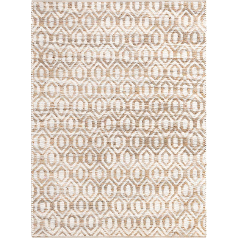 Egge Cotton Geometric Indoor Rug, Rectangle 8' x 11'