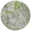 Tapis extérieur rond rond 8 po