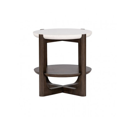 Hartshorne Stone Top End Table