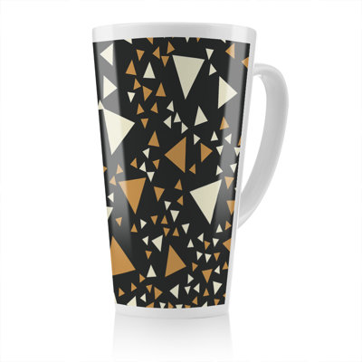 Triangles On Latte Mug