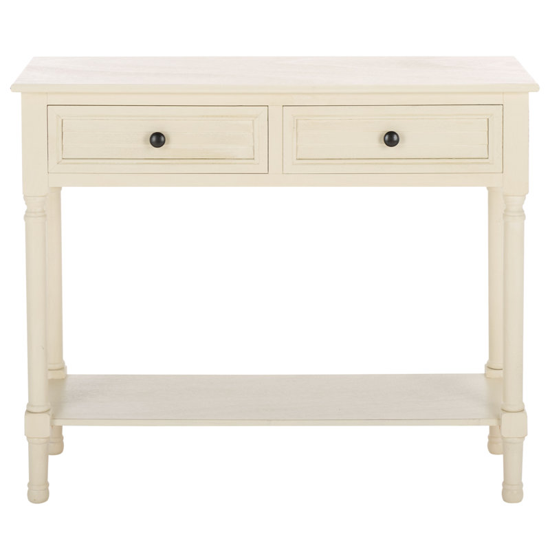 Amondre 36'' Console Table, Distressed White