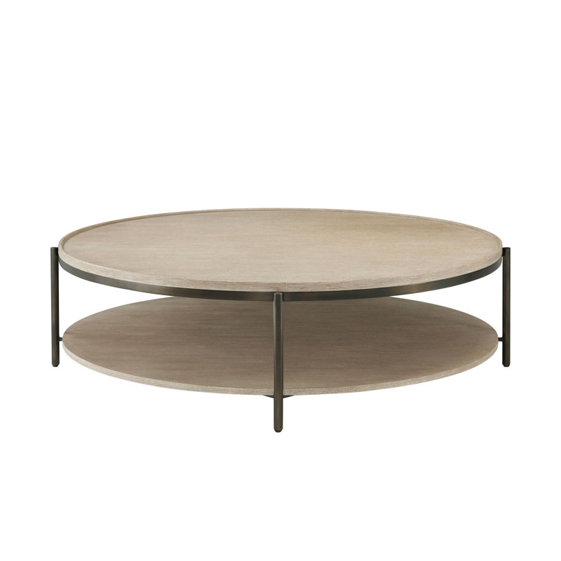 Repose Solid Wood Coffee Table, Gray