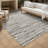 Machine Washable Indoor/Outdoor Chantille ACN2907 Striped Rug-724074931-724074929