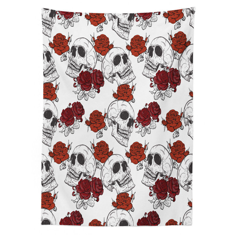 Skull Tablecloth, 90" x 60"