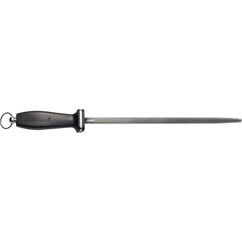Master Grade Hard-Chrome Finish Knife Sharpener Rod, Knife Honing Rod, knife sharpeners for kitchen knives L 12″ D 0.5”