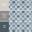 Caprice Series 8" x 8" Porcelain Patterned Wall & Floor Tile-1364605845