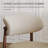 Mid-century Ash Dining Chairs Set Of 4, Brown Solid Wood Legs, Not Assembled Need, Beige Kitchen Chairs For Dining Room-1074962925