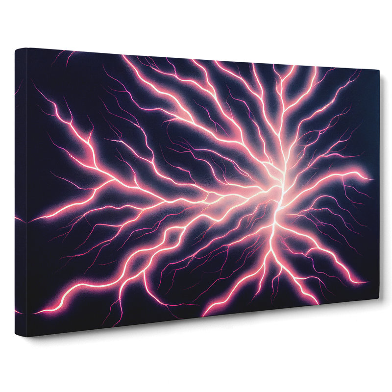Enticing Lightning Bolts Vol.5 - Wrapped Canvas, 35cm H x 50cm W x 3cm D