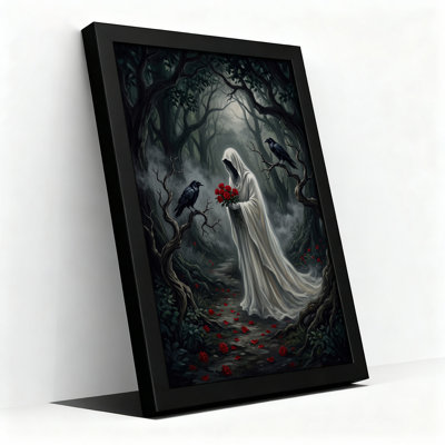 Art mural sur toile blanc