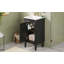 Armoire de salle de bain de style français 18 po avec rangement, solution pour petit espace avec lavabo en céramique, tablette réglable, charnières à fermeture en douceur-1544707394