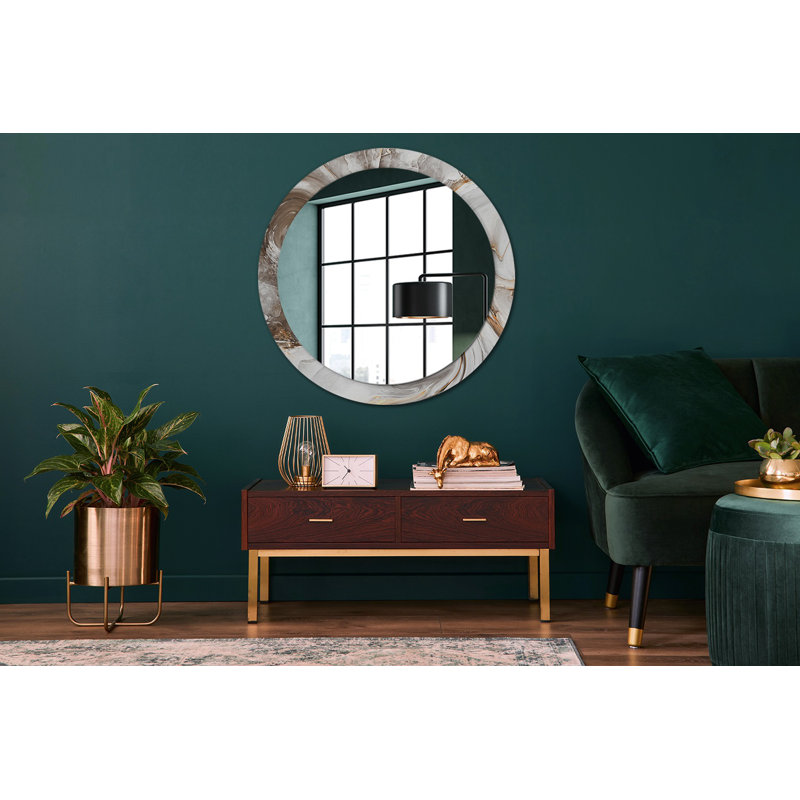 Huldar Glass Flat Wall Mirror