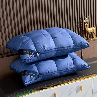 Ensemble de 2 coussins de pain bleu Hote