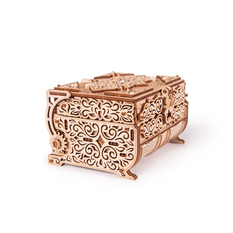 Coffret de trésors en bois avec cristaux Swarovski