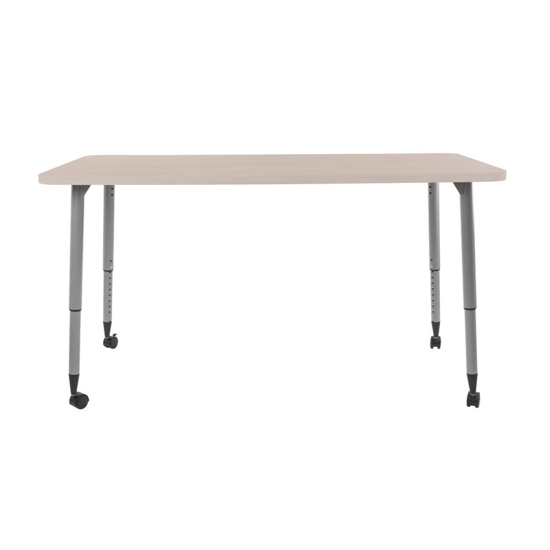 Table d'activité Adapte 24 x 36, 30 po x 60 po, Sable asiatique / argent