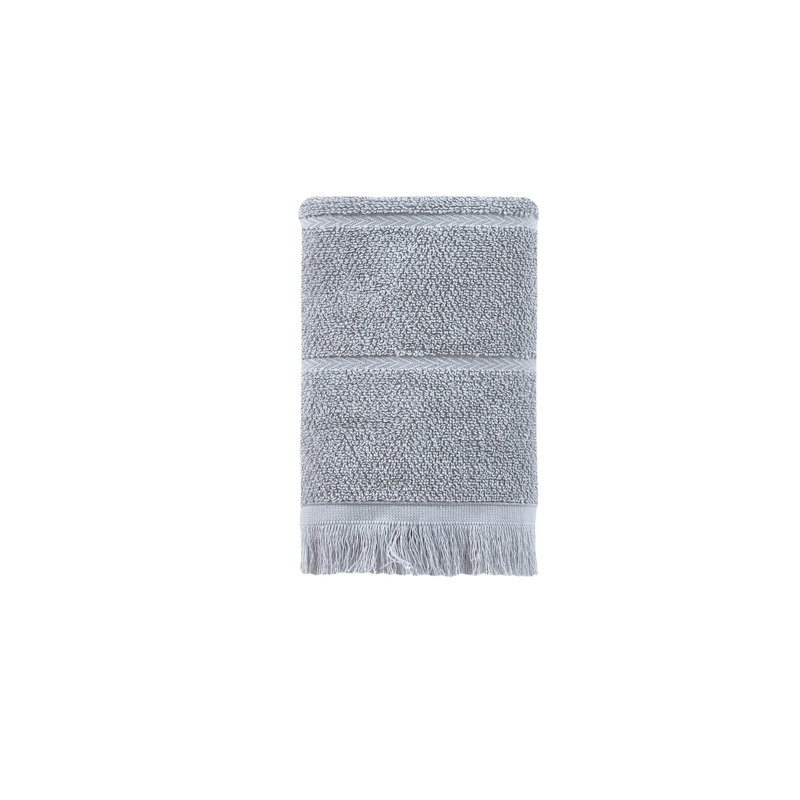 Ozkan Turkish Cotton Hand Towel, Gray